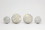 Concrete Round Cabinet Knob with Quail / Duck Egg pattern in various colours