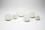 White Concrete Cabinet Knobs, Drawer Pulls, Door Knobs, Cabinet Handles