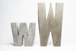 XL Concrete Letter, Number or Ampersand | 20cm Extra Large