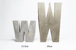 XL Concrete Letter, Number or Ampersand | 20cm Extra Large