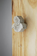 Cabinet Knob Nursery Decor - Concrete Owl. Natural or Painted.