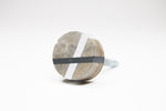 Stripe Cabinet Knob from Concrete | Two-Tone | various colours