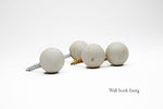 Extra Small Cabinet Knob | 15mm Concrete Sphere Drawer Pull