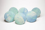 Medium or Extra Large Disc Concrete Cabinet Knob in "Ocean" colours or bespoke