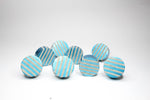 Striped Cabinet Knob from Concrete | various colours