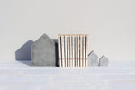Small Concrete House Bookend | Paperweight | Ornament
