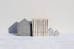XL Concrete House Bookend | 20cm Concrete House Ornament