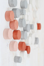 Terracotta Pastel Cabinet Knob | Pigmented Concrete