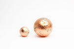 Copper Foil Sphere Cabinet Knob from concrete | Copper, Gold or Silver | 4 sizes