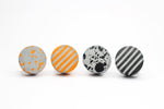 Striped Cabinet Knob from Concrete | various colours
