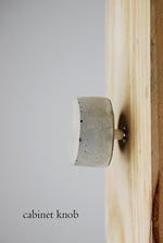 Travertine Style Concrete Cabinet Knob | raw & rustic