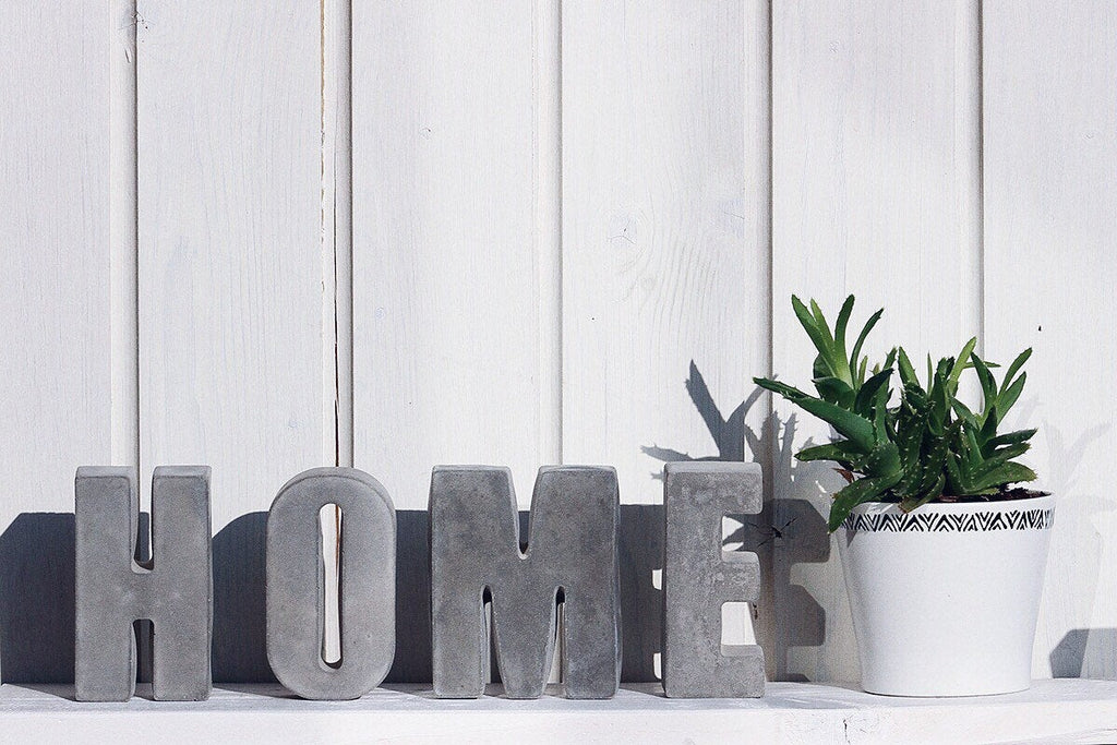 OFFER 4 Large concrete letters. 11.5cm HOME or LOVE or your own