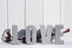 OFFER 4 Large concrete letters. 11.5cm HOME or LOVE or your own
