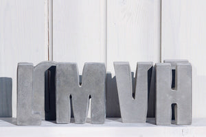 OFFER 4 Large concrete letters. 11.5cm HOME or LOVE or your own