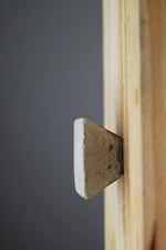 Wall Hook - Concrete Truncated Pyramid. Natural Grey or a variety of colours