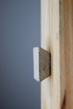 Wall Hook - Concrete Truncated Pyramid. Natural Grey or a variety of colours