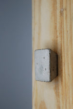 Wall Hook - Concrete Truncated Pyramid. Natural Grey or a variety of colours