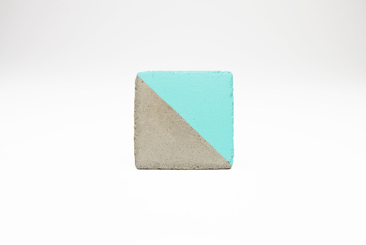 Wall Hook - Concrete Truncated Pyramid. Natural Grey or a variety of colours