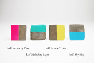Wall Hook - Concrete Truncated Pyramid. Natural Grey or a variety of colours