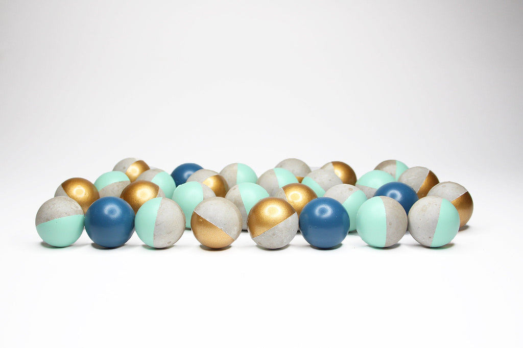 Concrete Cabinet Knob - Semi-Sphere / Hemisphere. Natural Grey or a variety of colours